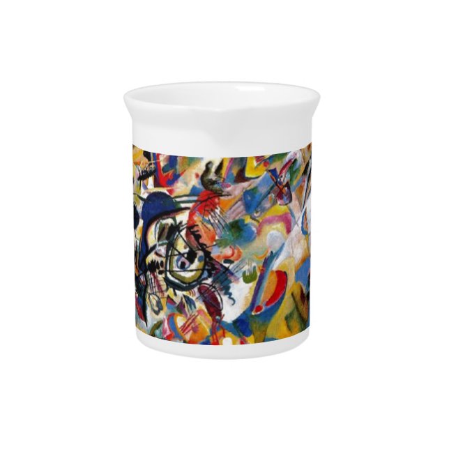 Kandinsky's Composition VII Pitcher (Front)