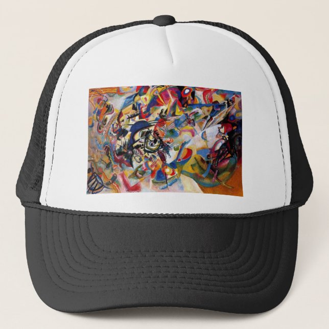 Kandinsky's Composition VII Trucker Hat (Front)