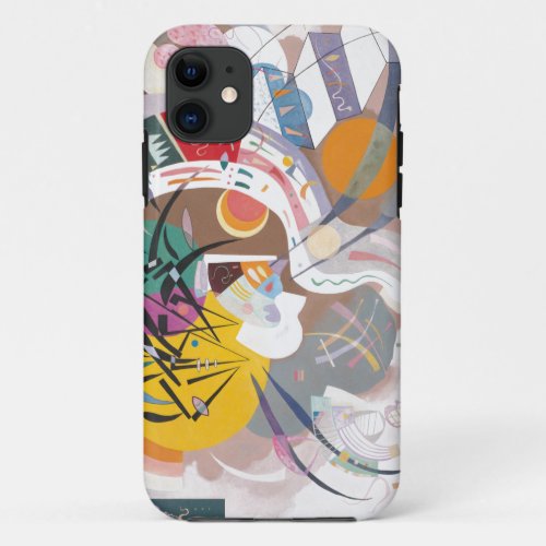 Kandinskys Dominant Curve Abstract Art Painting iPhone 11 Case