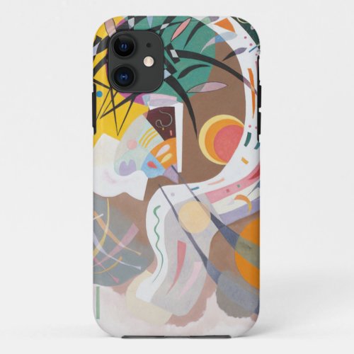 Kandinskys Dominant Curve Abstract iPhone 11 Case