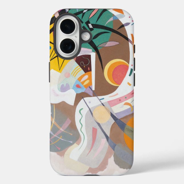 Kandinsky's Dominant Curve Abstract Case-Mate iPhone Case (Back)