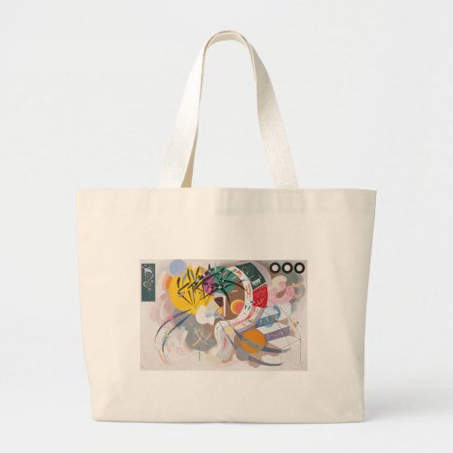 Kandinskys Dominant Curve Abstract Large Tote Bag