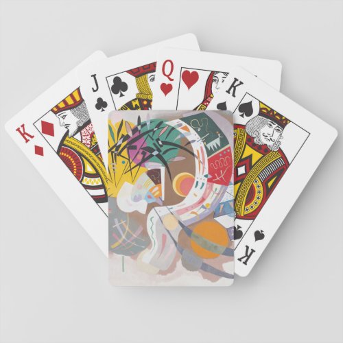 Kandinskys Dominant Curve Abstract Playing Cards