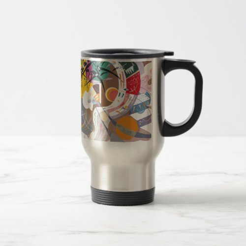 Kandinskys Dominant Curve Abstract Travel Mug