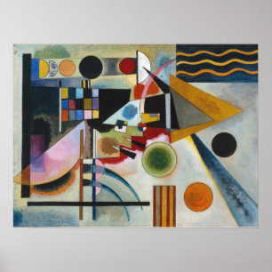 Kandinsky's Swinging Abstract Painting Poster