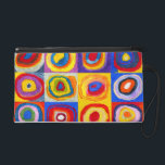 Kandisnky Circles Wristlet<br><div class="desc">Kandinsky Circles wristlet. Oil painting on canvas. One of Russian artist Wassily Kandinsky famous circle paintings, this version features a beautiful collection of abstract circles with vibrant oranges, yellows, purples, blues and reds. A great gift for fans of Kandinsky, abstract paintings, and fine art.</div>