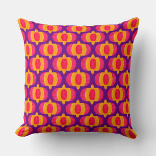 Kandy Korn -Purple- Throw Pillow