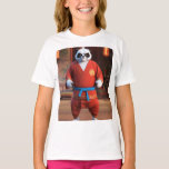 kang fu panda printed T shirt for kids