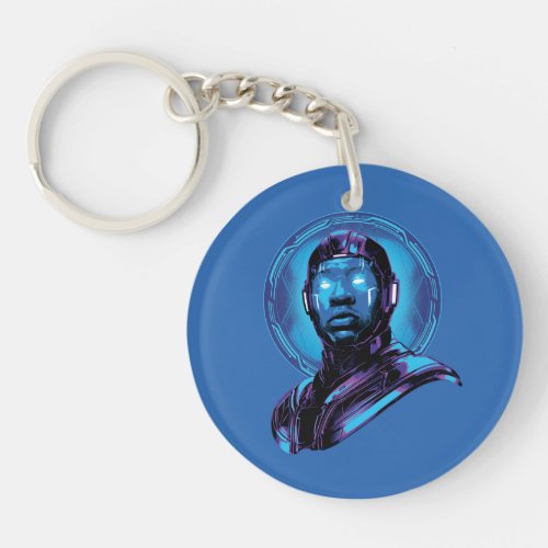 Kang the Conqueror Character Bust Graphic Keychain