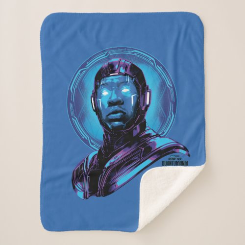Kang the Conqueror Character Bust Graphic Sherpa Blanket
