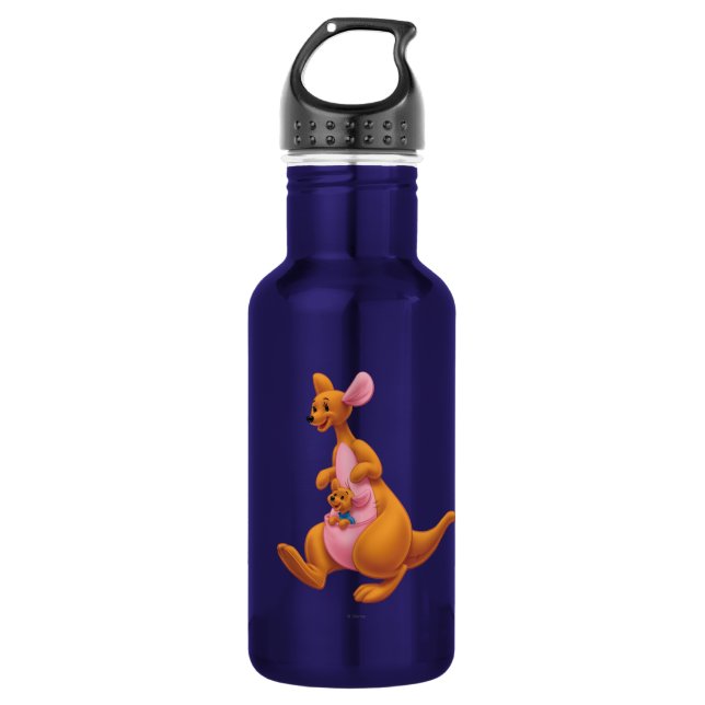 Kanga and Roo Stainless Steel Water Bottle (Front)