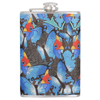 Kanga Blue Hip Flask