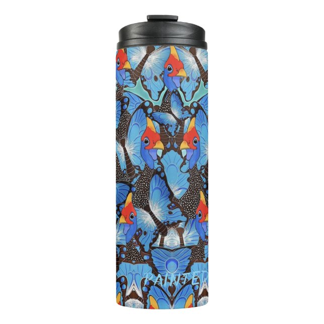 Kanga Blue  Thermal Tumbler (Front)