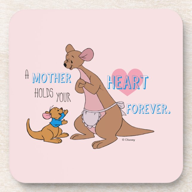 Kanga & Roo | Mother Quote Beverage Coaster (Front)