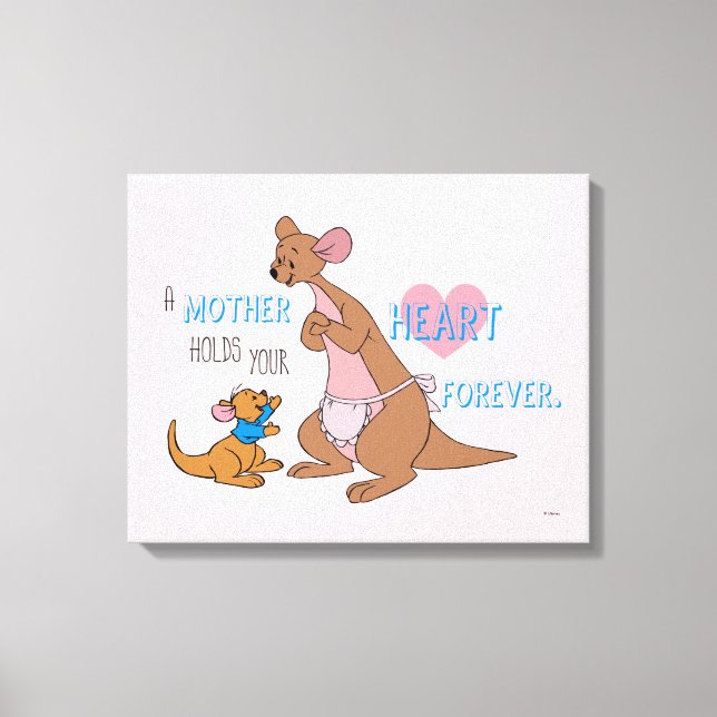 Kanga & Roo | Mother Quote Canvas Print (Front)