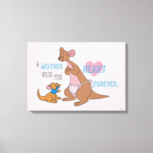 Kanga & Roo | Mother Quote Canvas Print (Front)