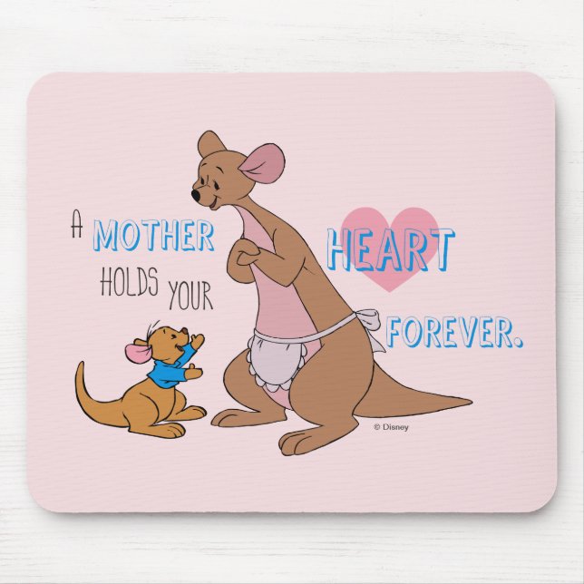 Kanga & Roo | Mother Quote Mouse Pad (Front)