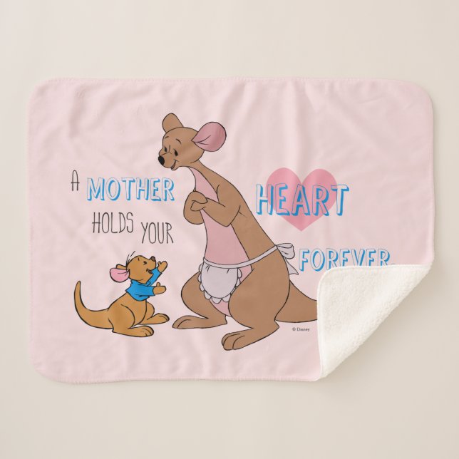 Kanga & Roo | Mother Quote Sherpa Blanket (Front (Horizontal))