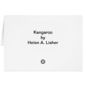 Kangaroo (Back Horizontal)