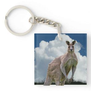 Kangaroo Acrylic Keychain