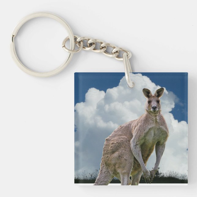 Kangaroo Acrylic Keychain (Front)