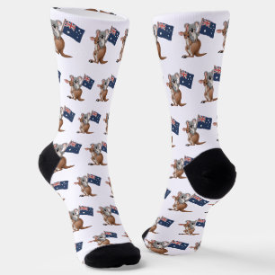 Kangaroo and Koala Socks