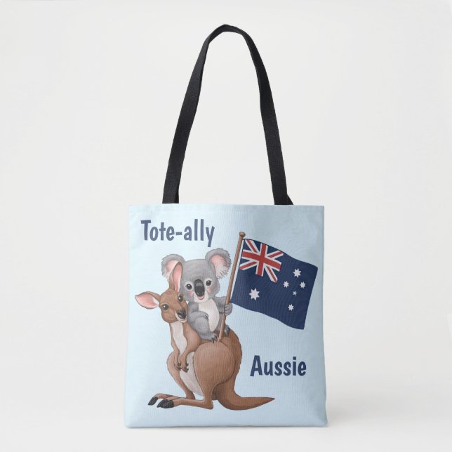 Kangaroo and Koala Tote Bag (Front)