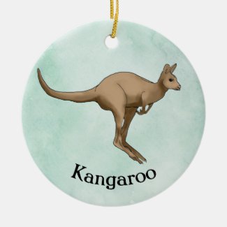 Kangaroo Animal Design Ornament