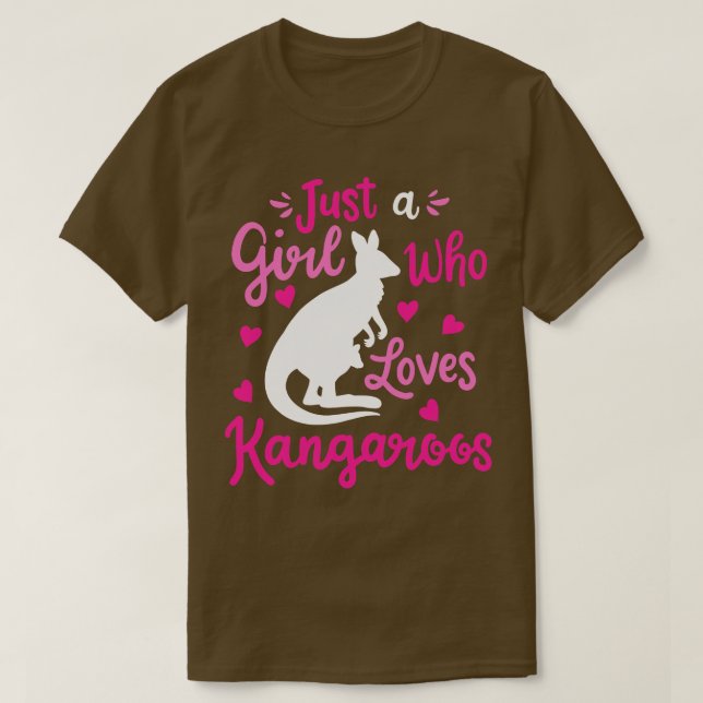 Kangaroo Australia Australian Kangaroo Lover T-Shirt (Design Front)