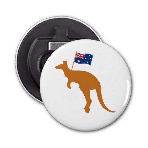 kangaroo australia flag bottle opener