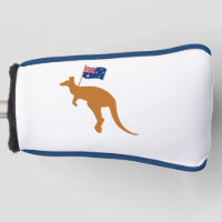 kangaroo australia flag putter