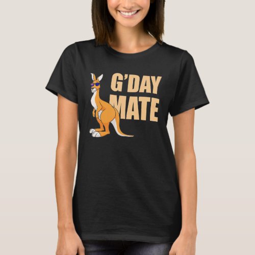 Kangaroo   Australia GDay Mate Australian Symbol T_Shirt