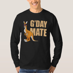 Kangaroo   Australia G'Day Mate Australian Symbol T-Shirt