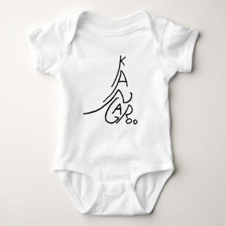 Kangaroo Baby Blue Onsie Baby Bodysuit