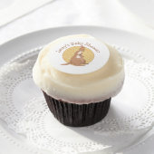 Kangaroo Baby Shower Neutral Yellow and Tan Edible Frosting Rounds (Cupcake)