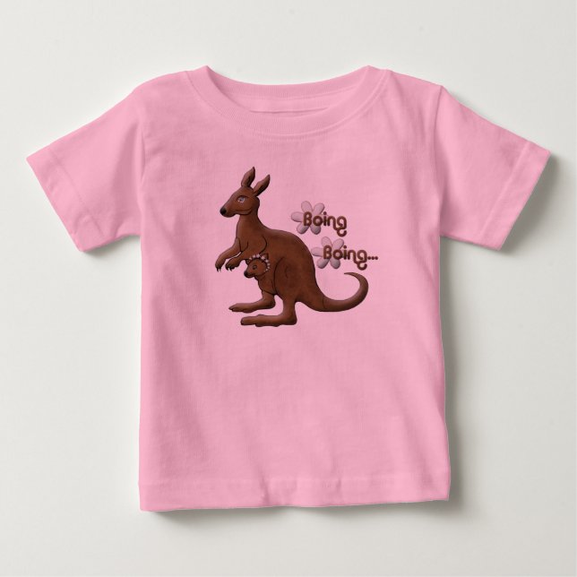 Kangaroo Boing Boing T-Shirt. Baby T-Shirt (Front)