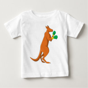 kangaroo boxer boxing retro baby T-Shirt