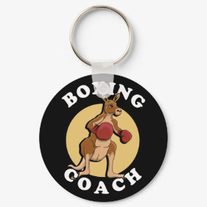 Kangaroo Boxing Coach Keychain