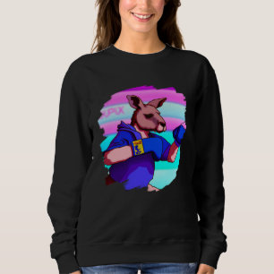 Kangaroo Boxing Cool Kangaroo Boxing Boxer Sweatshirt