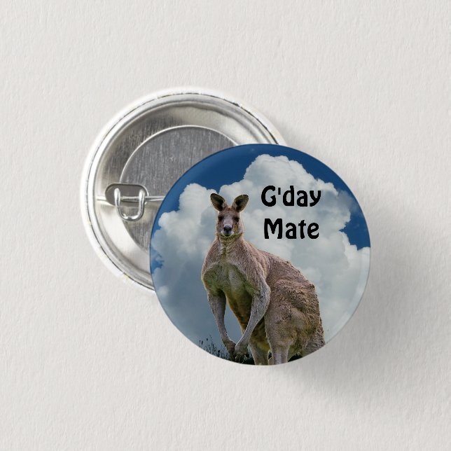 Kangaroo Button (Front & Back)