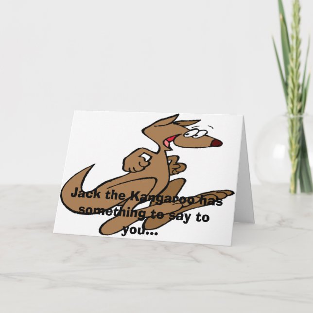 Kangaroo Card (Front)