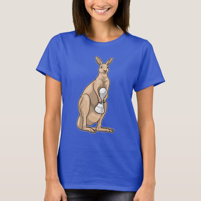 Kangaroo Chess piece Pawn Chess T-Shirt (Front)