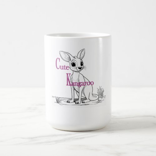 Kangaroo Chic Pouch Princess Hoodie Coffee Mug