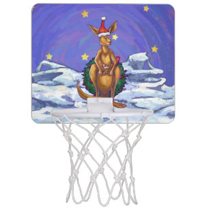 Kangaroo Christmas Starry Night Mini Basketball Hoop