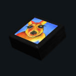 Kangaroo colorful art painting gift box<br><div class="desc">Bright colorful Kangaroo face keepsake gift box. Perfect to showcase a extra special gift. © Original acrylic painting by Sarah Trett. www.sarahtrett.com for www.mylittleeden.com</div>