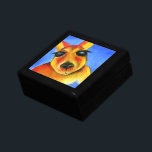 Kangaroo colorful art painting gift box<br><div class="desc">Bright colorful Kangaroo face keepsake gift box. Perfect to showcase a extra special gift. © Original acrylic painting by Sarah Trett. www.sarahtrett.com for www.mylittleeden.com</div>