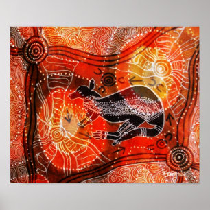 Kangaroo Corroboree Poster