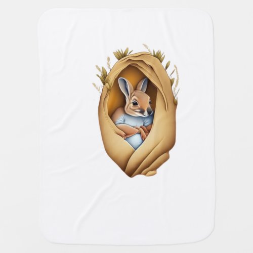 Kangaroo Cuddles Adorable Baby Blankets Inspired 