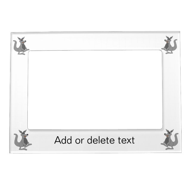 Kangaroo Design Magnetic Photo Frame (Front)