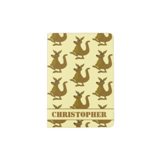 Kangaroo Design Personalised Passport Holder